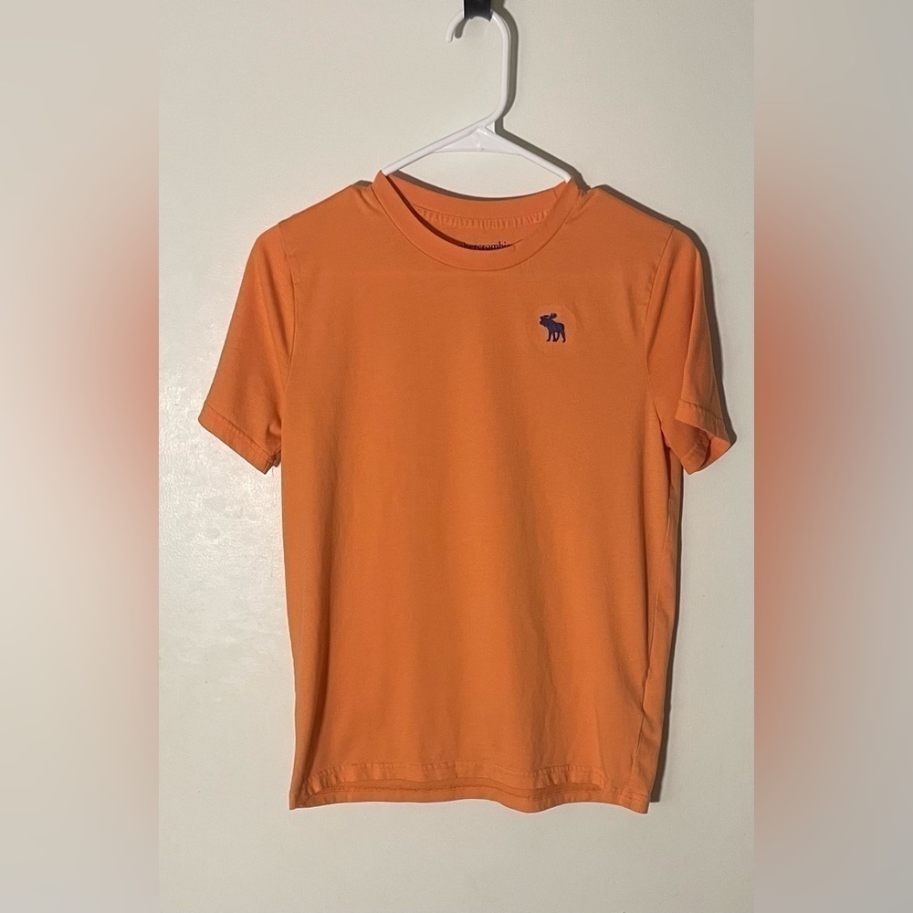 Boys Abercrombie Kids Orange T-Shirt Size 15/16